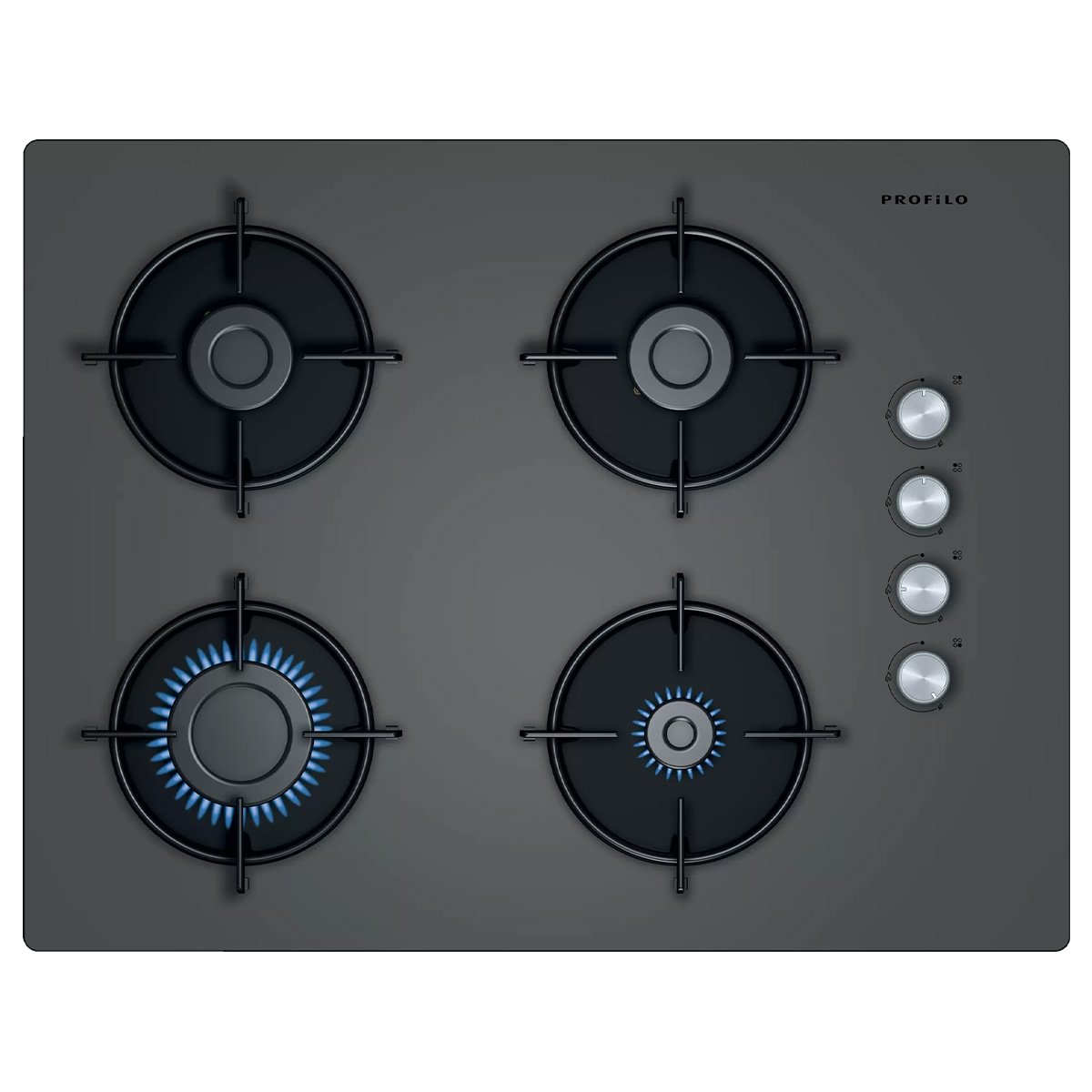 Profilo OO37P9O10D Gazlı Ocak 67 Cm Sert Cam