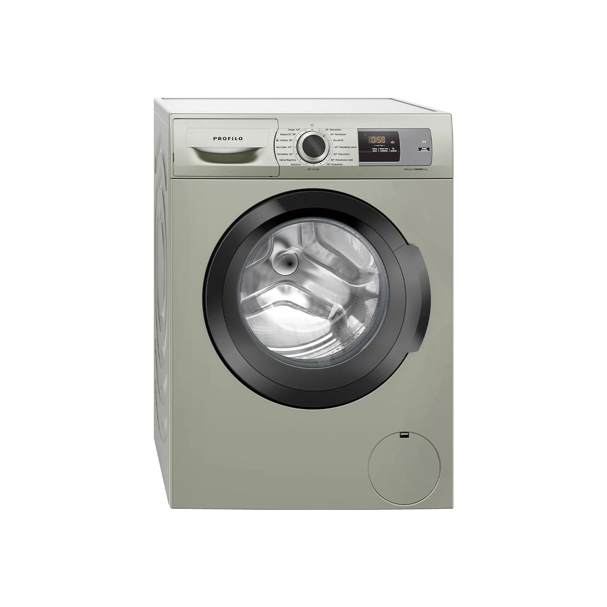 Profilo CMJ1018XTR 8 KG 1000 Devir Inox Çamaşır Makinesi
