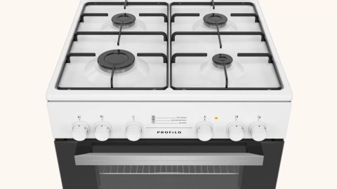 Profilo FRTSR13DBD Gazlı/Elektrikli Solo Fırın Beyaz