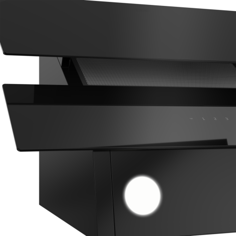 Beko BDE 6045 S Siyah Duvar Tipi Davlumbaz