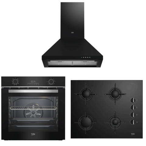 Beko Siyah Fırsat Set (ADP 61420 S - BFC 430 S - BOCD T 6510 ES)