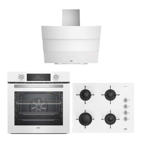 Beko Beyaz Ekonomik Cam Set (BFC 430 B - BOCD T 6510 EB - ADE62540B)