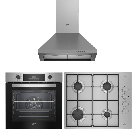 Beko Eco Inox Set (ADP 61420 I - BFM 430 I - BOMD D 6110 EI)