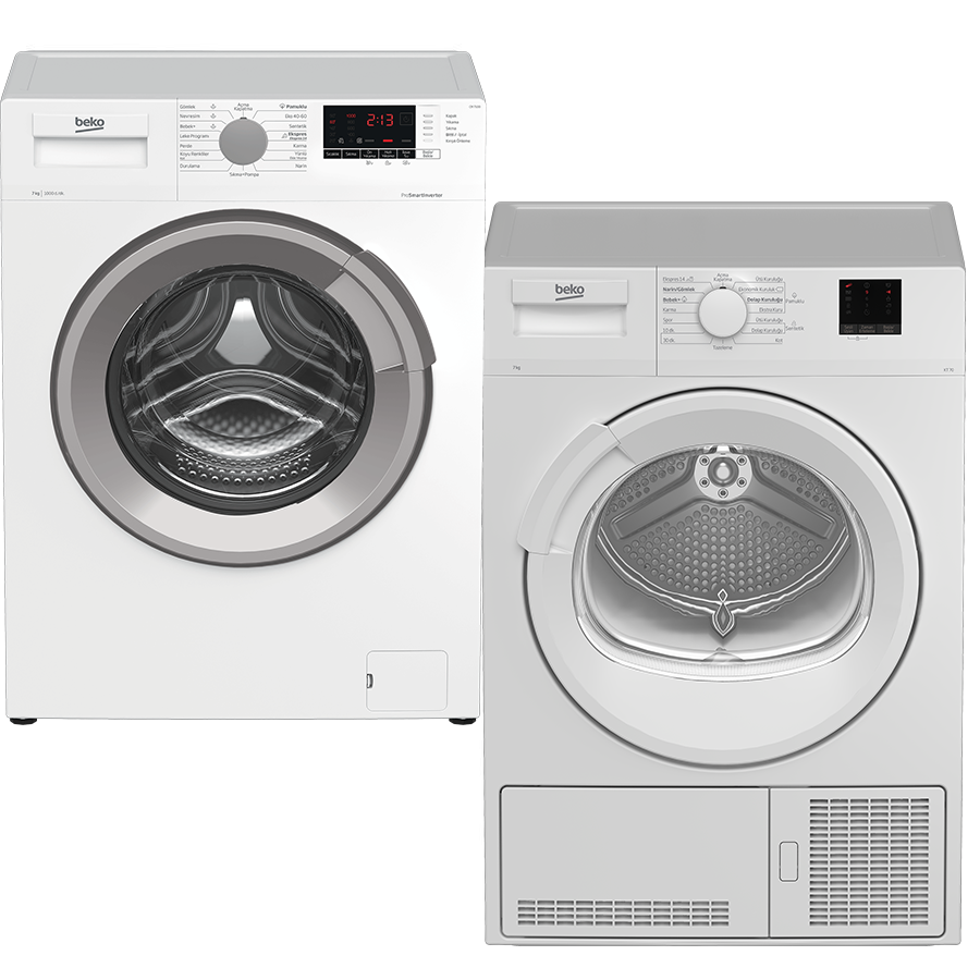 Beko KT 70 - CM 7100 Kurutma Çamaşır Paketi
