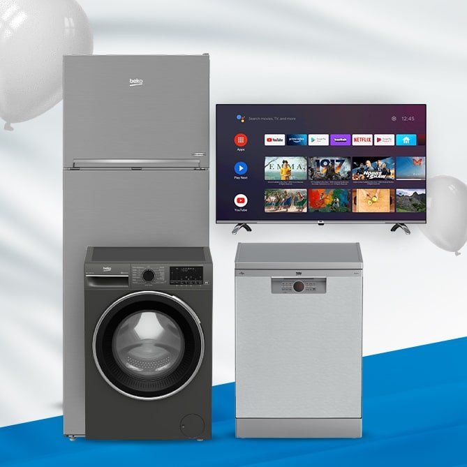 Beko Gri Smart TV'li Çeyiz Paketi