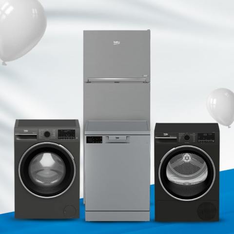 Beko Gri 4'lü Lüx Çeyiz Paketi