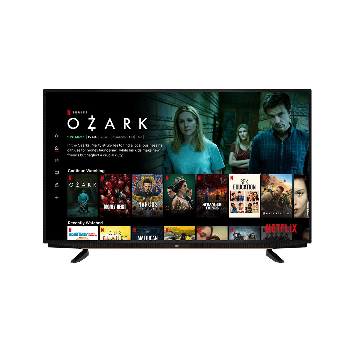 Beko Crystal Pro B55 A 850 B / 4K Smart 55'' 139 Ekran TV
