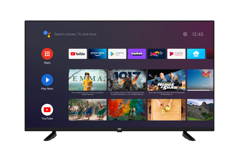 Beko Crystal Pro B55 B 820 B 4K Ultra HD 55'' 140 Ekran Uydu Alıcılı Android Smart LED TV