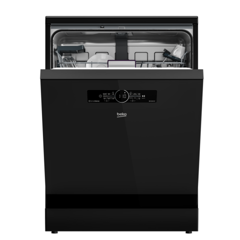 Beko BM 6147 WF SC  11 Programlı Siyah Cam Bulaşık Makinesi