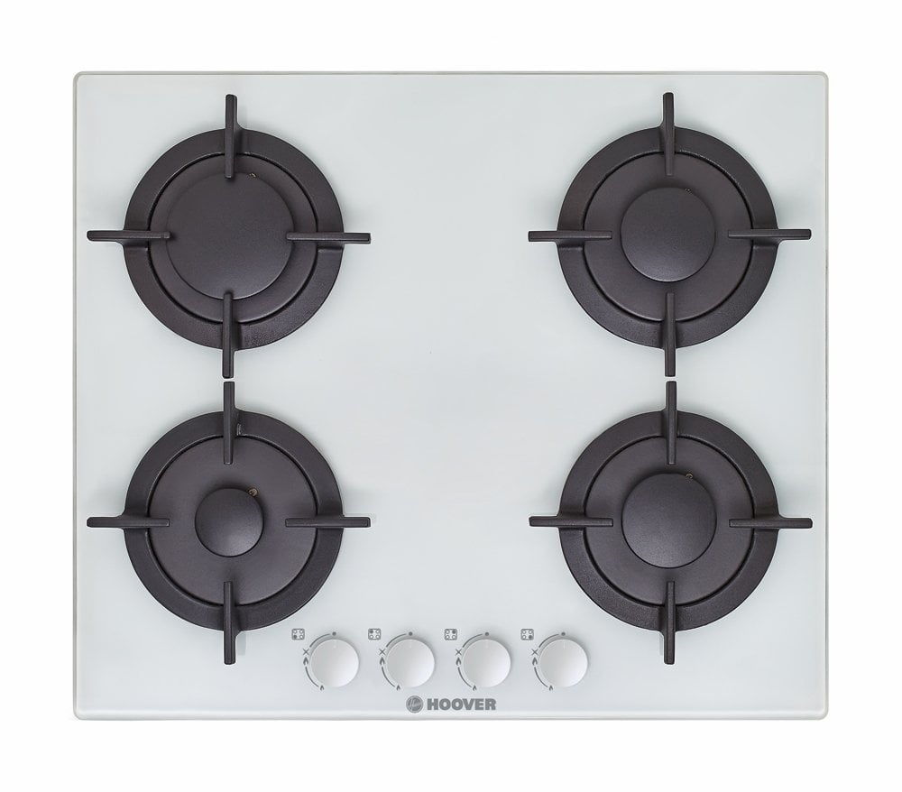 Hoover HGV64SMCW Beyaz Cam Ankastre Ocak